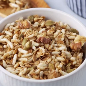 گرانولا برنجک (ترکیب مغزیجات خام و برنجک) 250گرم