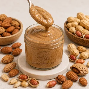 کره بادام درختی و بادام زمینی 300گرم